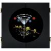 Dirty Martini Dart Board & Cabinet - Black by Michael Godard