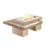 Uptown Fire Pit Table - Brown by Outdoor GreatRoom