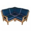Miami Teak Sectional by Royal Teak Collection