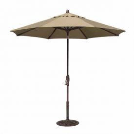 9 Ft. Deluxe Auto Tilt Umbrella by Treasure Garden
