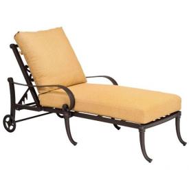 Holland Chaise Lounge by Woodard