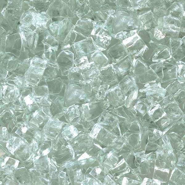 1/4" Clear Fire Glass by Leisure Select
