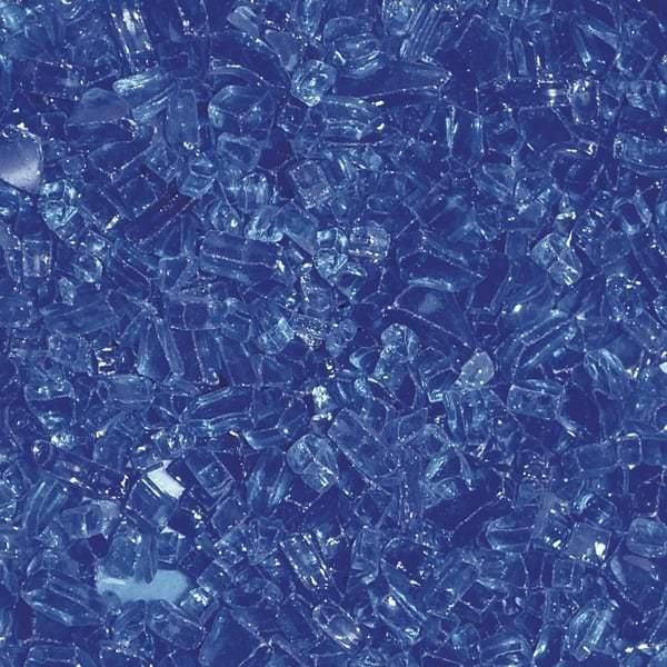 1/4" Cobalt Blue Fire Glass by Leisure Select