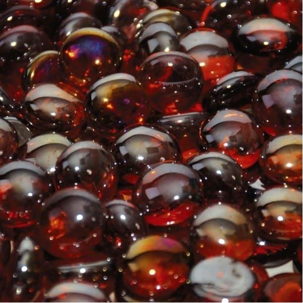 Sangria Luster Fire Beads by Leisure Select