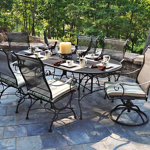 Alexandria Dining, Meadowcraft Fire Pit