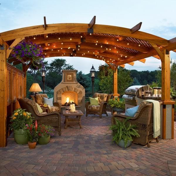 outdoor pergola