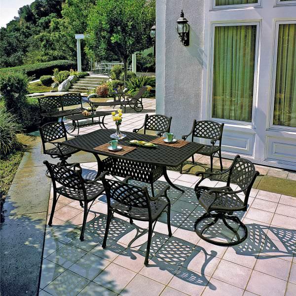 Gensun Patio Furniture Family Leisure Columbia Dining By Gensun