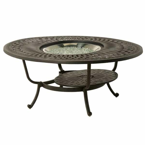 Mayfair 52 Oval Gas Fire Pit Table