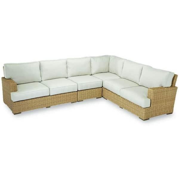 wicker outdoor sectional