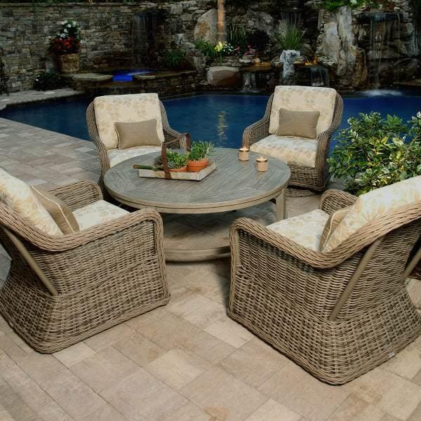 Ebel Patio Furniture Family Leisure Bellevue Deep Seating By Ebel