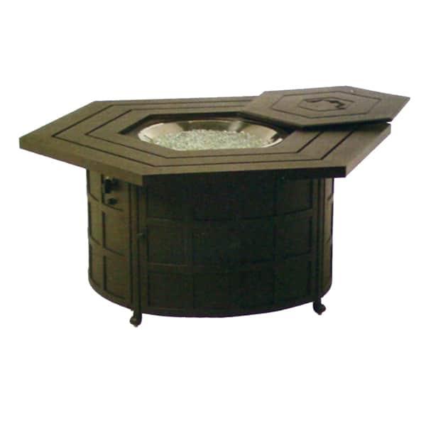 Sherwood Hexagonal Enclosed Fire Pit Table