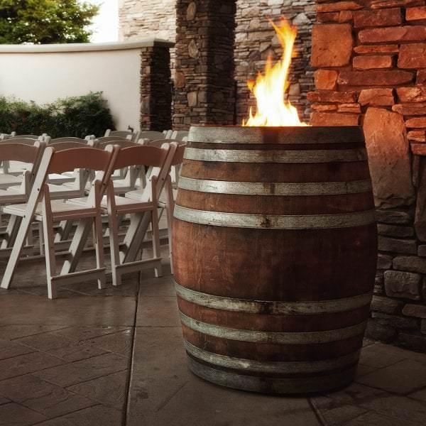 Vinho Wine Barrel Fire Pit