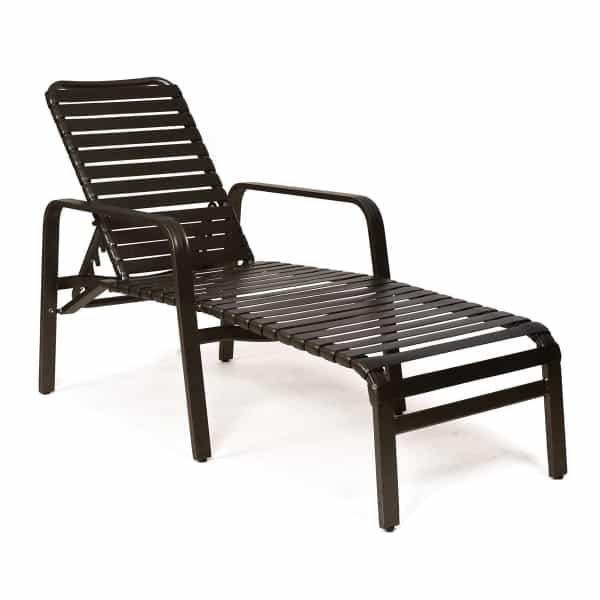 Landings Strap Chaise Lounge Landings Strap Chaise Lounge By Woodard