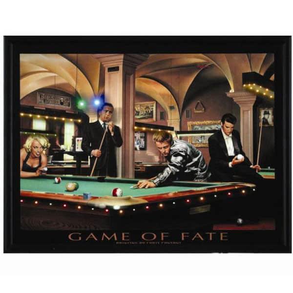 Game Of Fate Led Wall Art Game Room Decor