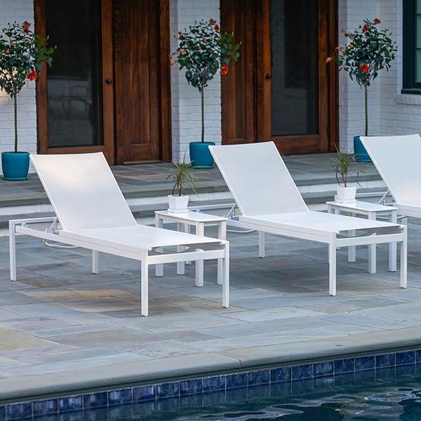 Kendall Sling Stacking Chaise Lounge