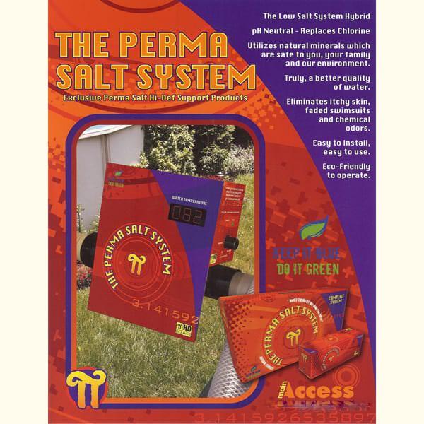 perma salt pool is green