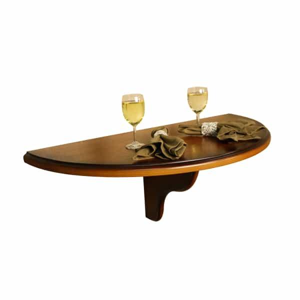 Half Moon Wall Table Half Moon Wall Table, Half Round Wall Mounted Bar Table