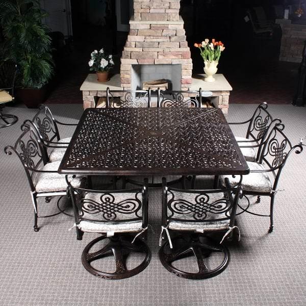 Monte Cristo Cast Dining Patio Furniture by Cast Classics