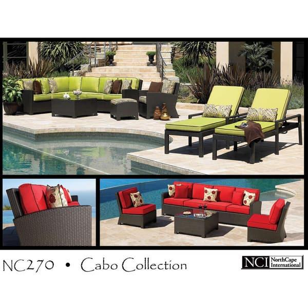 Cabo Wicker Sectional Set By North Cape International Cabo Wicker Sectional By North Cape