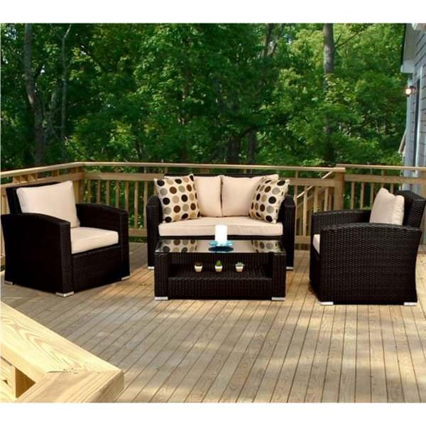 The Florida Keys 5 Piece Wicker Set By Leisure Select Florida Keys Wicker By Leisure Select