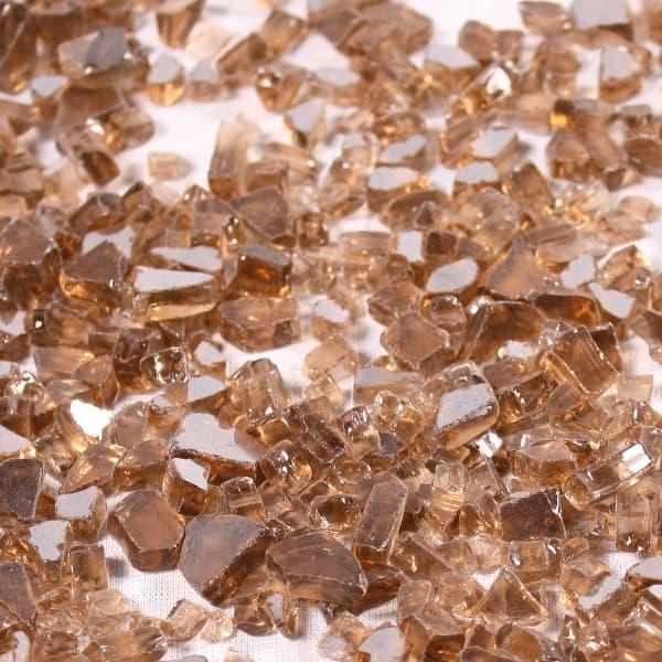 1/4" Copper Reflective Fire Glass by Leisure Select