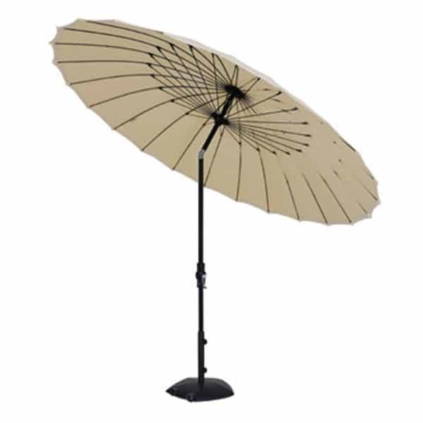 10' Shanghai Collar Tilt Umbrella by Treasure Garden