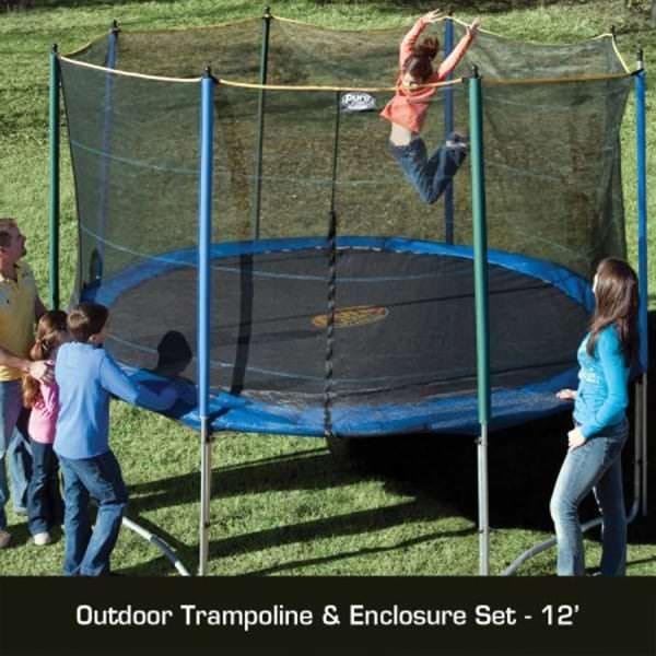 12' Trampoline & Enclosure Set
