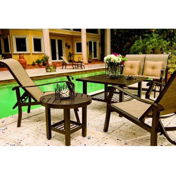 Cortland Sling Deep Seating Patio Collection By Woodard Cortland Sling Deep Seating By Woodard