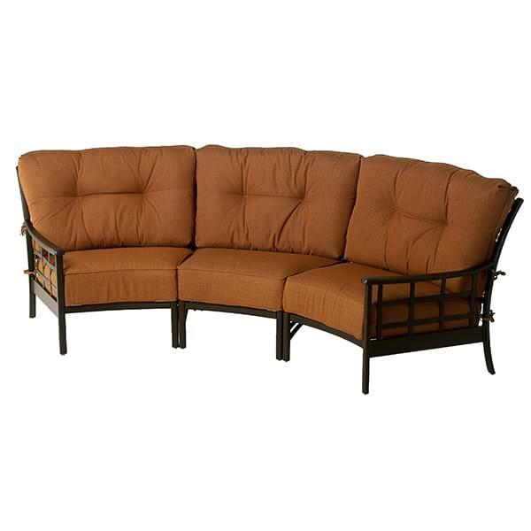 Deep Seating Crescent Sectional By Hanamint, Stratford Outdoor Furniture