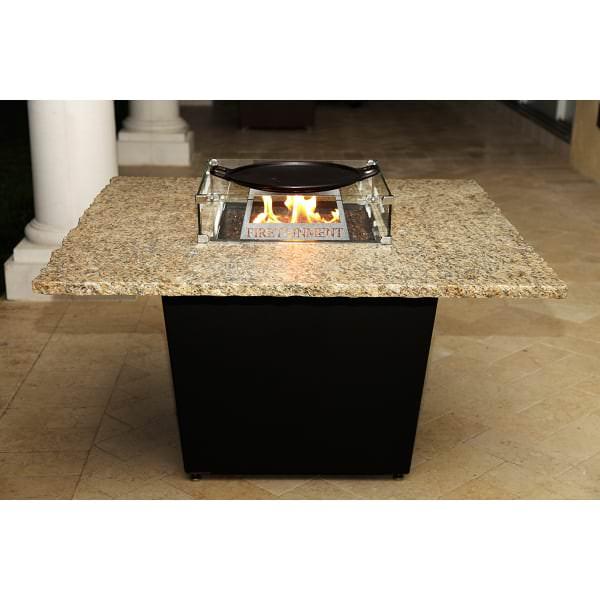 Madrid 48 Fire Pit Table, Oriflamme Gas Fire Pit Table Blue Pearl Granite