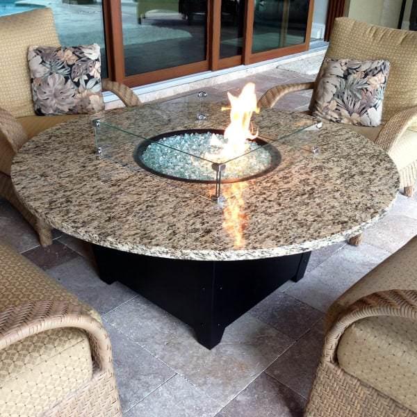 Naples 54 Fire Pit Table