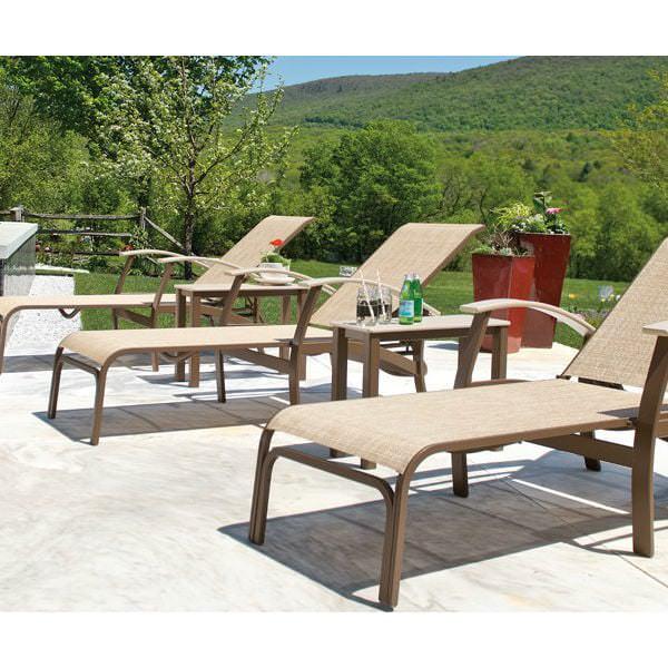 Belle Isle Sling Chaise Lounge - Telescope Patio Furniture Belle Isle Belle Isle Sling Chaise Lounge - Telescope Patio Furniture Belle Isle