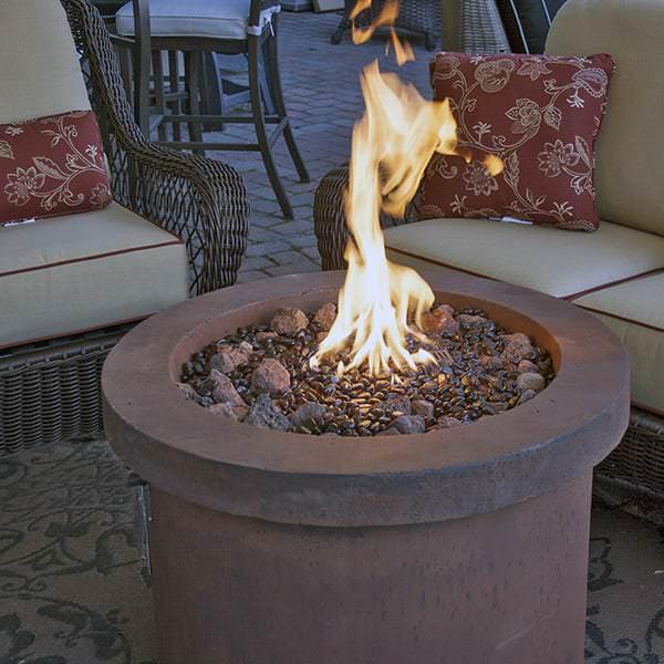 Urban Series Fiery Rust Fire Pit - LED