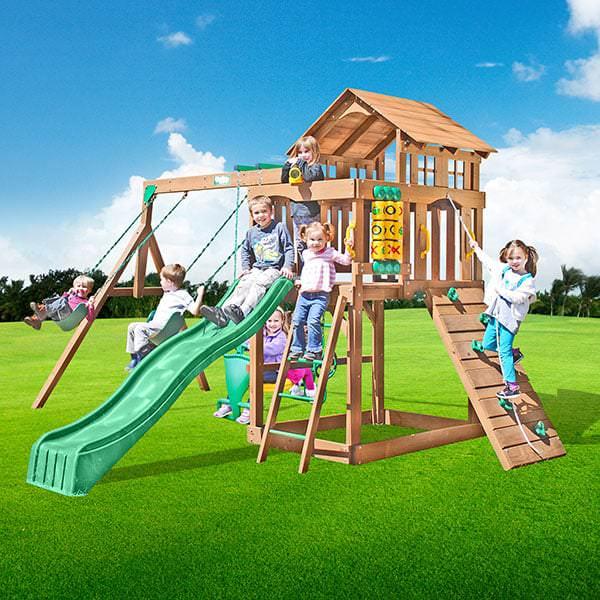 Eagle Point Swing Set by Creative Playthings