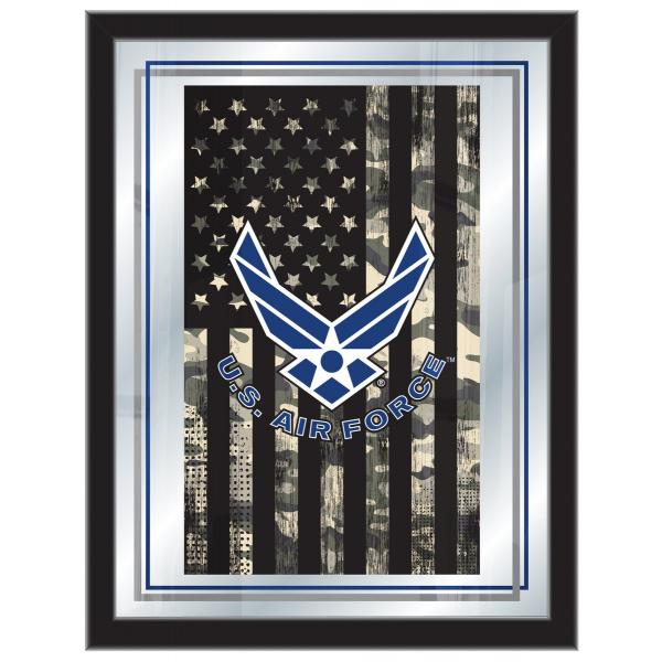 U S Air Force Logo Mirror 17x22 W Official Military Logo Family Leisure