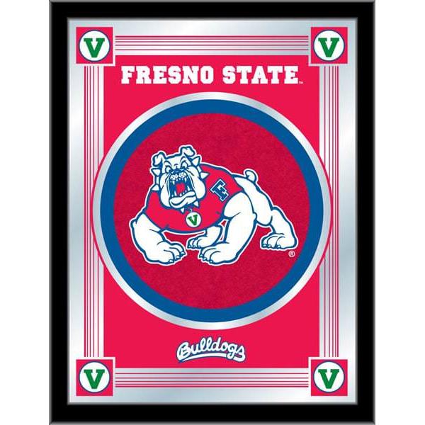 Fresno State Logo Mirror 17x22 W Official College Logo Family Leisure