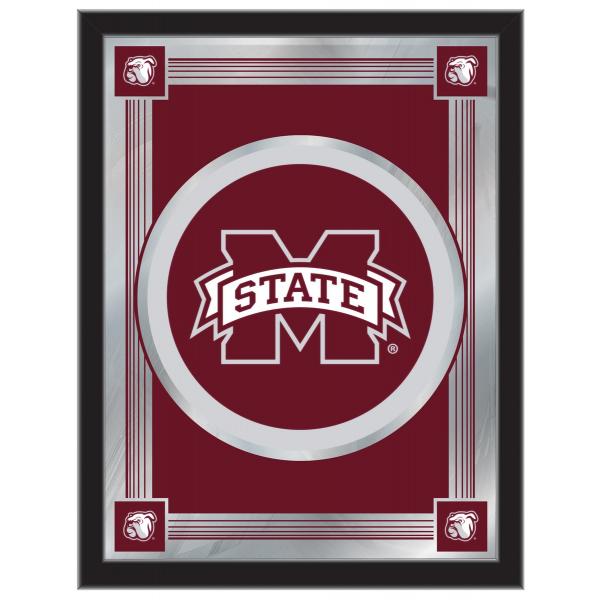 Mississippi State Logo Mirror 17x22 W Official College Logo Family Leisure