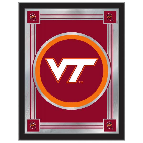 Virginia Tech Logo Mirror 17x22 W Official College Logo Family Leisure