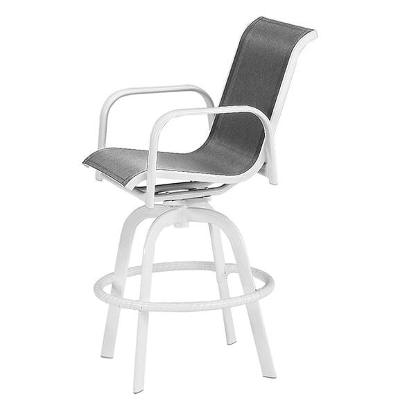 Capri Swivel Bar Stool By Alu Mont For Hanamint