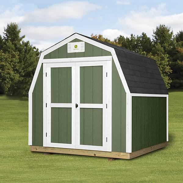 John Deere Diy Ready Shed 8x8 W Barn Roof By Backyard Discovery