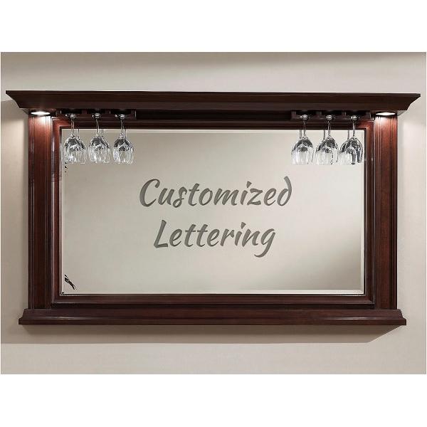 Customized Bar Mirror Lettering