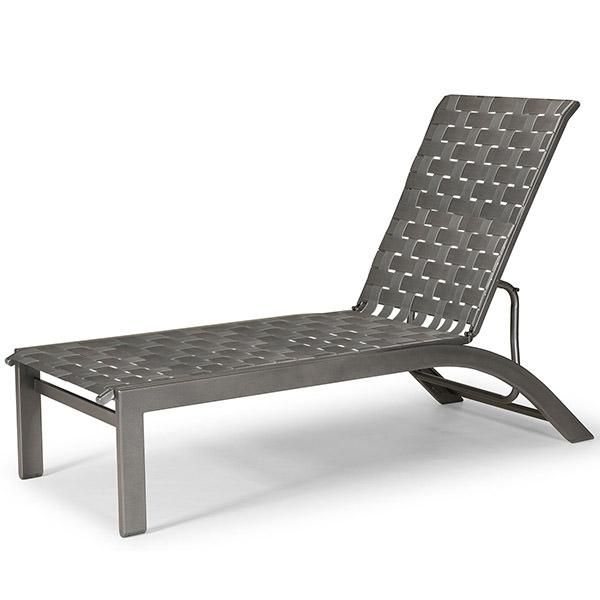 Kendall Cross Strap Chaise Lounge by Telescope Casual