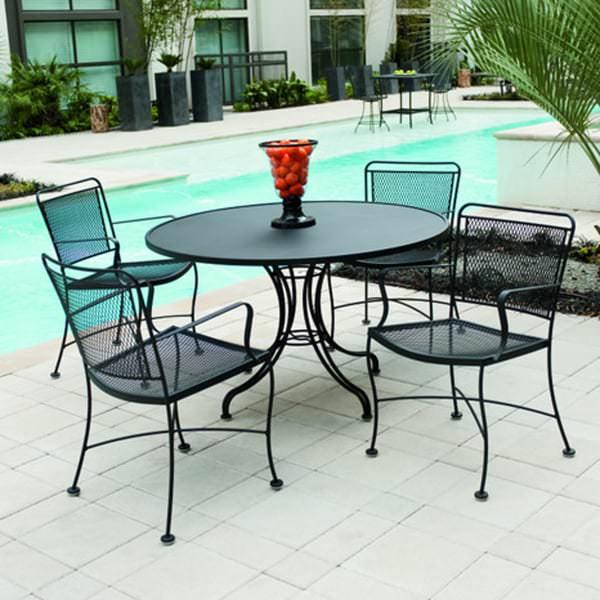 Constantine Dining, Is Wrought Iron Patio Furniture Good