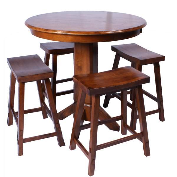 Round Pub Table Sets. Creations Counter Height Pub Set ...