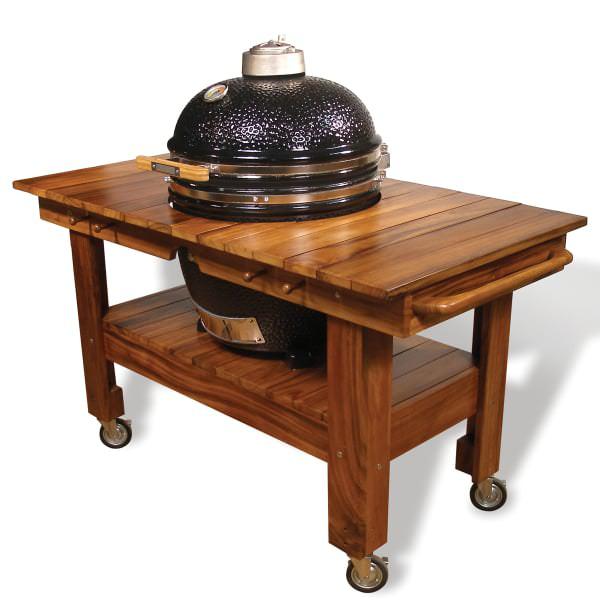 The Saffire Grill Smoker Wood Cart